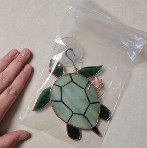 Stained Glass Turtle Suncatcher